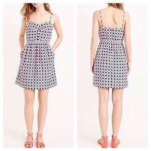 3/$25 J.Crew Seaside printed Cami Dress